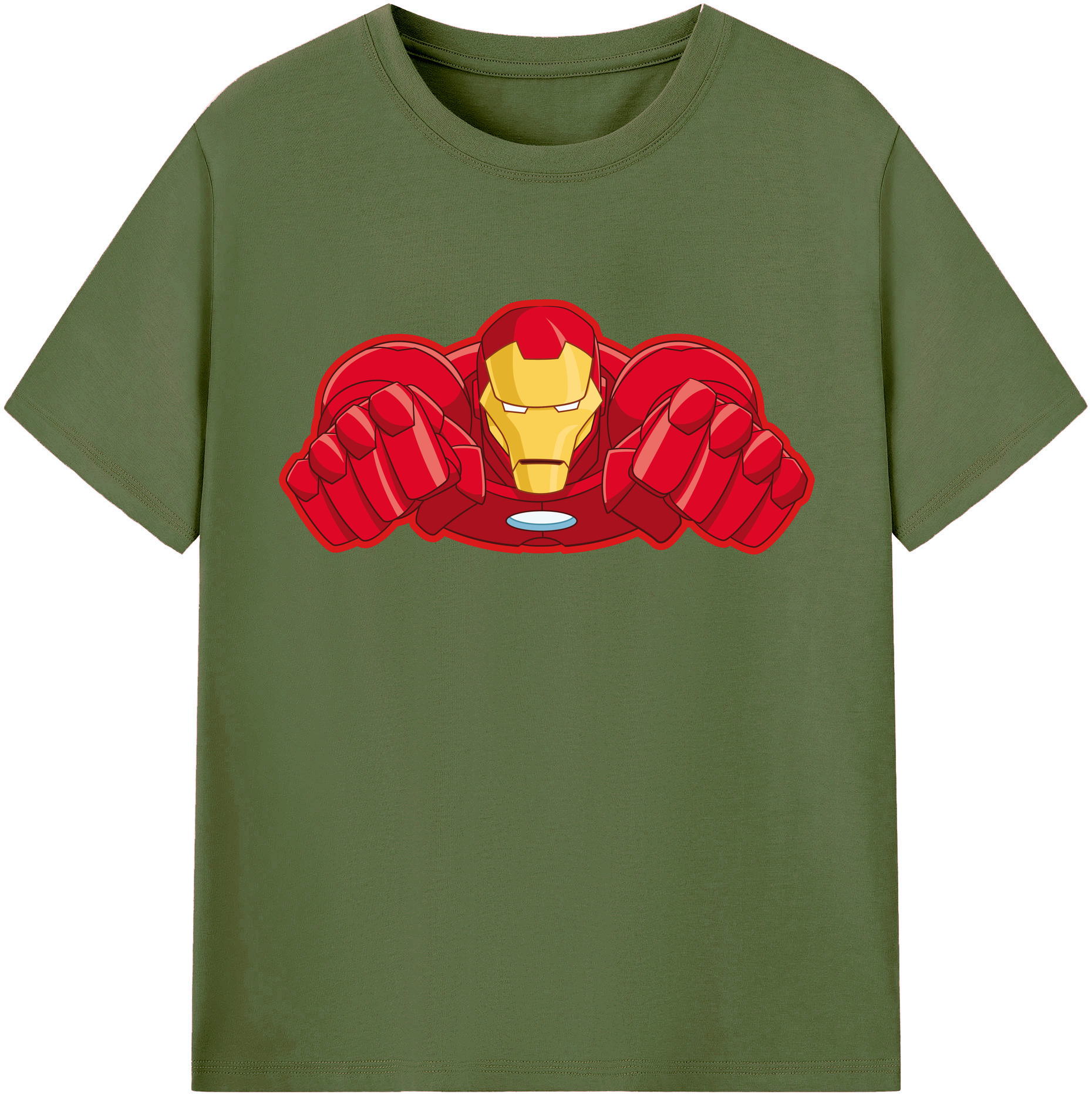 （画像用） アベンジャーズ The Avengers 綿100％半袖Tシャツ（フロントプリント）